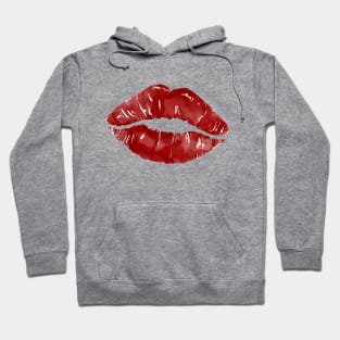 Lipstick Lip Print Hoodie